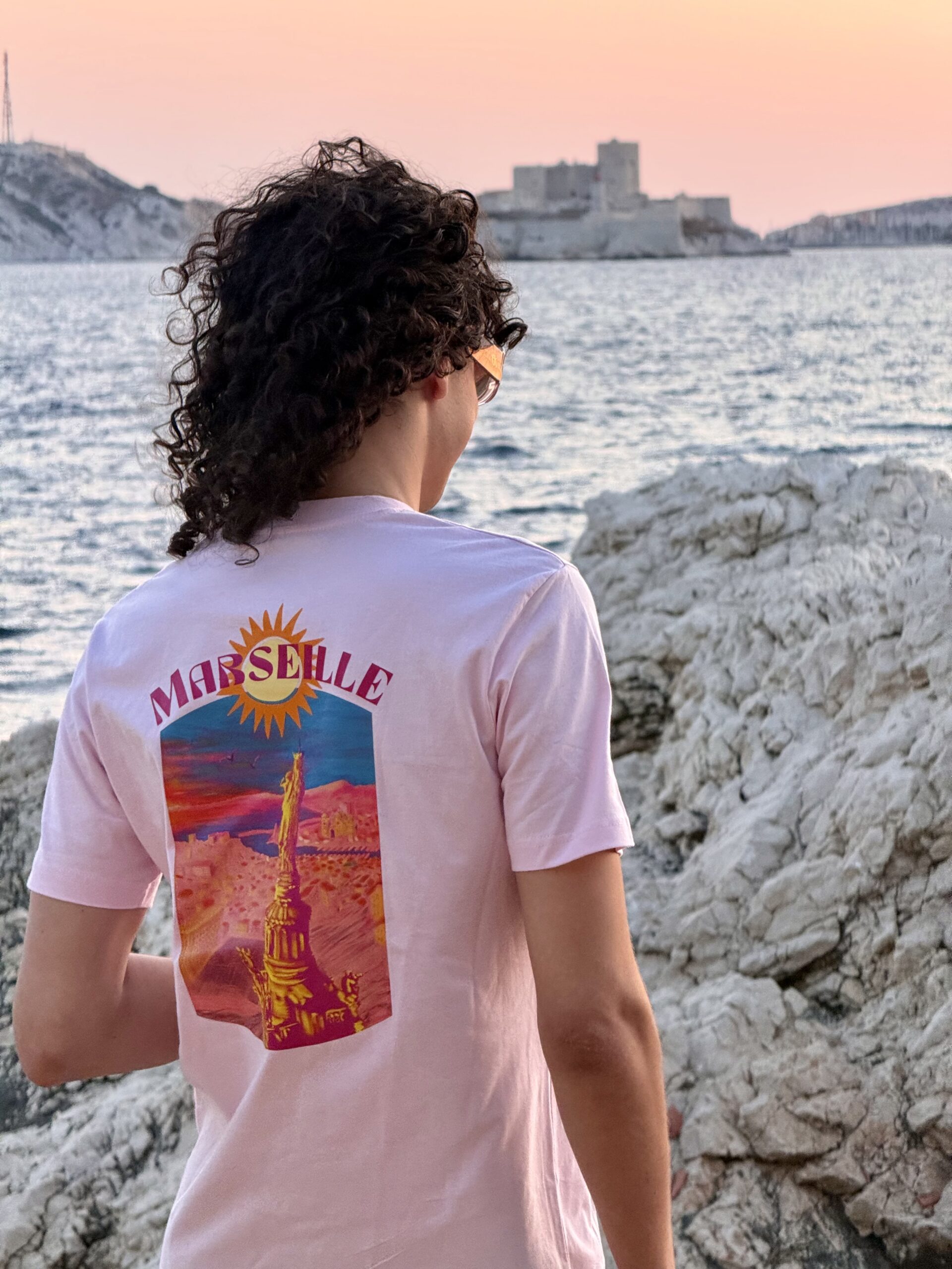 T shirt Bonne Mère rose